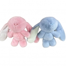 Мягкая игрушка кролик с длинными ушками два цвета 30 см для призов