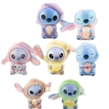 Мягкая игрушка брелок 17 см Стич 3-цвета для автоматов прищепка