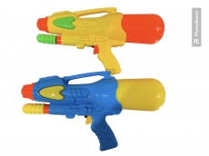 Водяной пистолет 3-цвета с насосом 33 см для призовых аттракционов