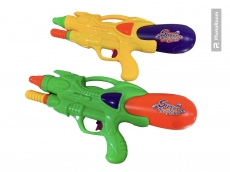 Водяной пистолет 3-цвета с насосом 35 см для призовых аттракционов