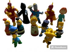 Фигурки игрушки Симпсоны 10-видов разных от 6 см до 10 см 50 шт в упаковке