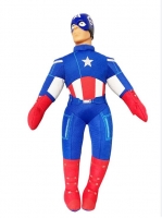 Мягкая игрушка супер герой капитан Америка 33 см