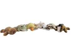 Мягкая игрушка на магнитах 6-животных 14 см для автоматов и призов