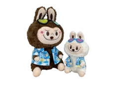 Мягкая игрушка монстрики в рубашке 25 см два цвета для автоматов и призов опт