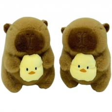 Мягкая игрушка Копибара с цыпл. 20 см для автоматов хватайка