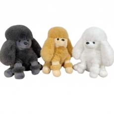 Мягкая игрушка собачка пудель три цвета 23 см для автоматов хватай-ка и призовых аттракционов