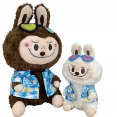 Мягкая игрушка монстрик в рубашке 35 см два цвета для призовых аттракционов