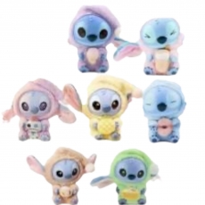 Мягкая игрушка брелок 17 см Стич 3-цвета для автоматов прищепка