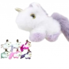 Мягкая игрушка лошадка пони брелок 4-цвета 12 см для автоматов прищепка