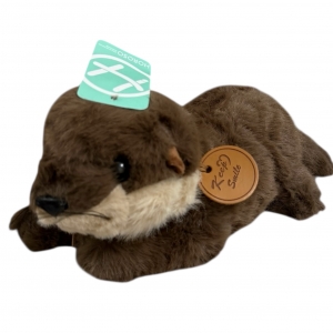 Мягкая игрушка выдра лежачая 30 см для автоматов и призовых аттракционов