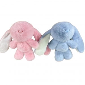 Мягкая игрушка кролик с длинными ушками два цвета 30 см для призов