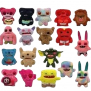 Мягкая игрушка брелок Фуглеры 12 см разных видов для автоматов прищепка